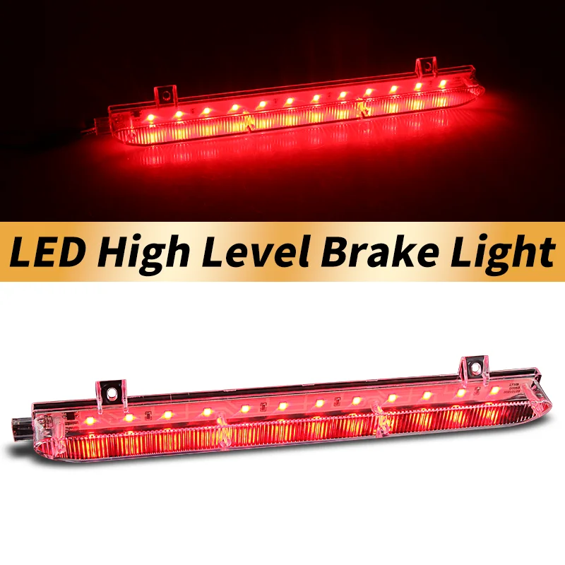 1PC 12v For Mini Cooper R60 10-16 Countryman R56 06-13 Red LED Third High Level Tail Brake Stop Light Lamp with Clear/Black Lens