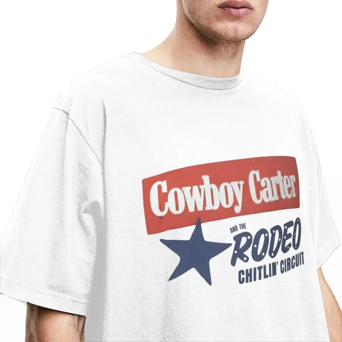 Men Women's T-Shirts 2024 New Album Cowboy Carter Beyonce Crazy Cotton Short Sleeve T Shirt Crewneck Clothing Graphic Printed