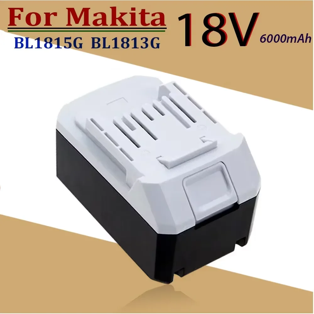 

6000/ 8000mAh BL1840G 18V Rechargeable Lithium Battery For Makita BL1813G BL1820G Replace BL1811G HP457D