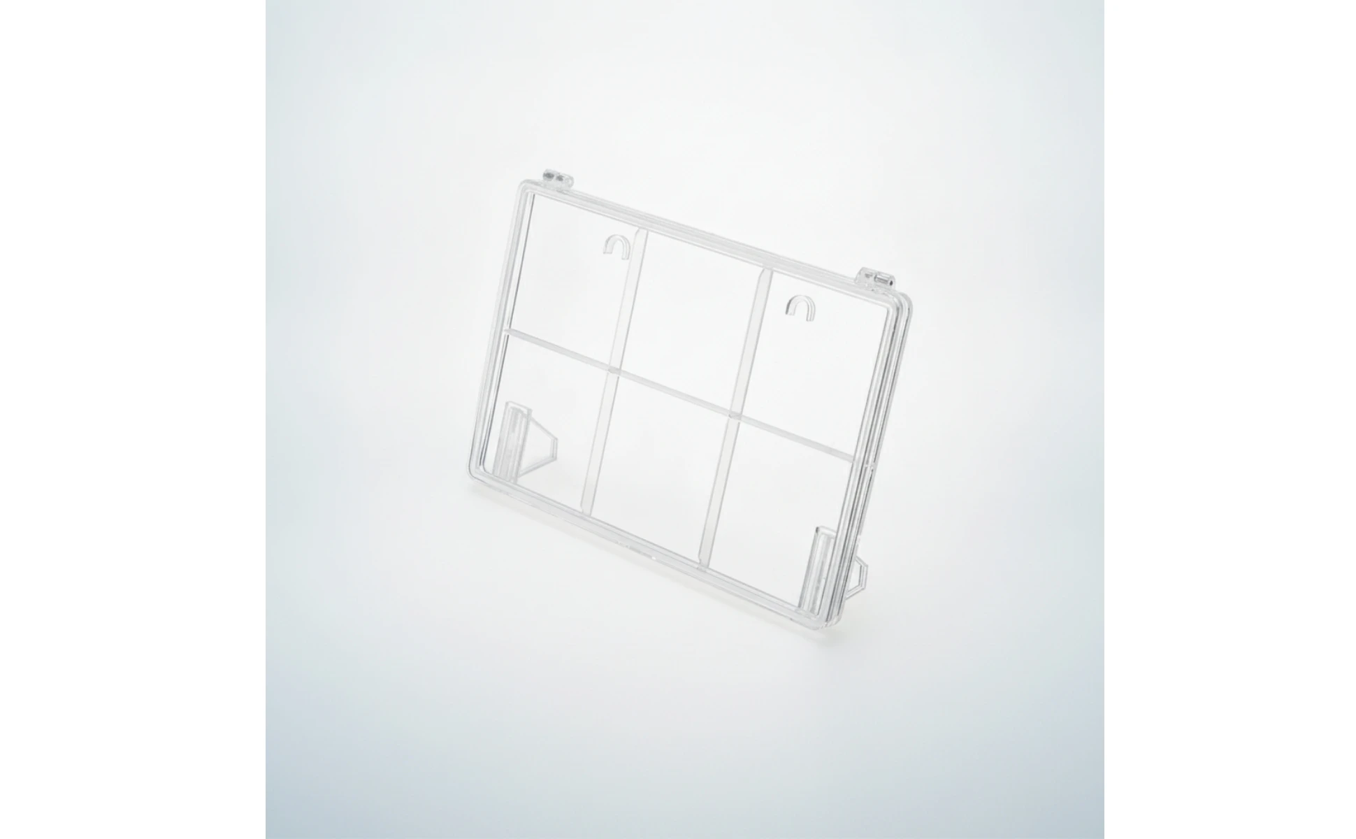 Tabletop Display Case with Compartments Transparent Acrylic Display Case with Stand Organizer Dustproof Sturdy for Collectors