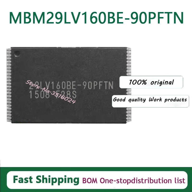 10PCS/lot  MBM29LV160BE-90  MBM29LV160BE-90PFTN TSOP AM29F400BB-70SE SOP-44 NAND256W3A2BN6E NAND256W3A2BN6 32MB TSOP100% NEW
