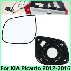 Car Side Rearview Mirror Glass Lens For KIA Picanto 2012-2016 Car Mirrors 87611-1Y000 87621-1Y000 Rearview Mirror Accessories