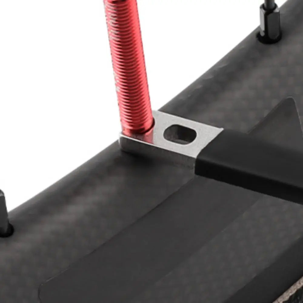 Kunci Pas Jeruji Sepeda Baja Tahan Karat Alat Kunci Pas Jari-jari Roda Portabel Multifungsi dengan Koreksi Penyesuaian Lengan Silikon