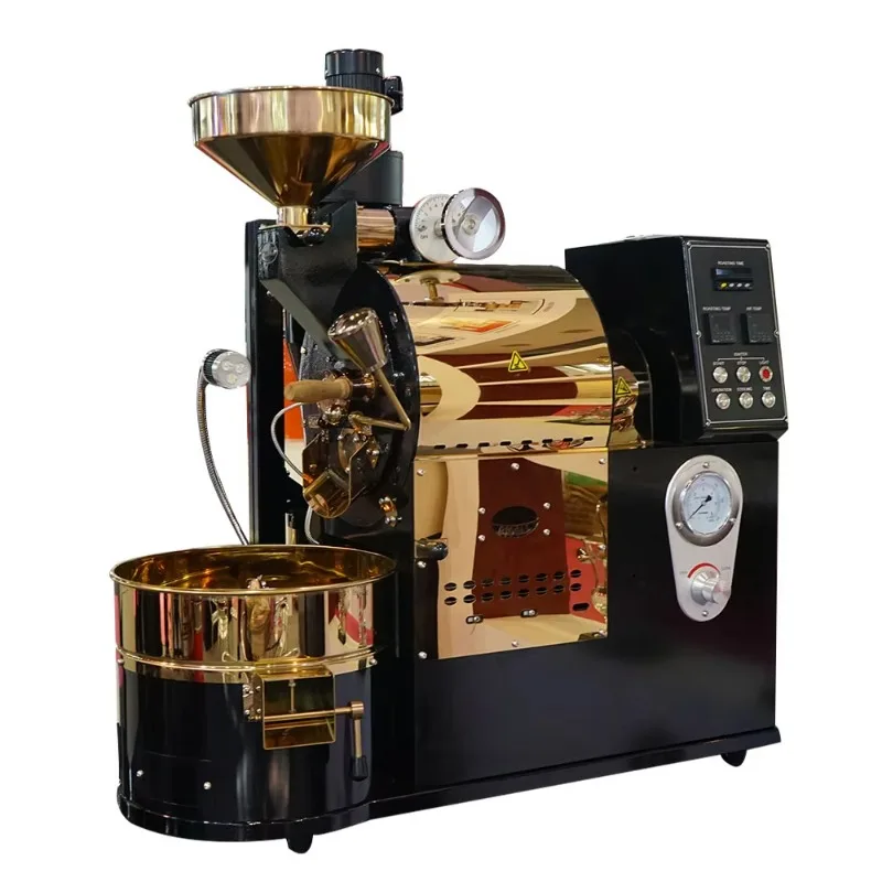 Tostador de café personalizado para el hogar, tostador de café de 1kg, pavo, Izmir, 0,2 kg/hora, 1-2 minutos, CA 220V, 50HZ, Gas eléctrico