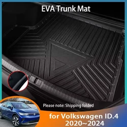 Trunk Mat for Volkswagen ID.4 ID.5 VW ID4 ID 4 2024 ID5 2021 2022 2023 Accessories Floor Tray Waterproof Liner Cargo Boot Carpet