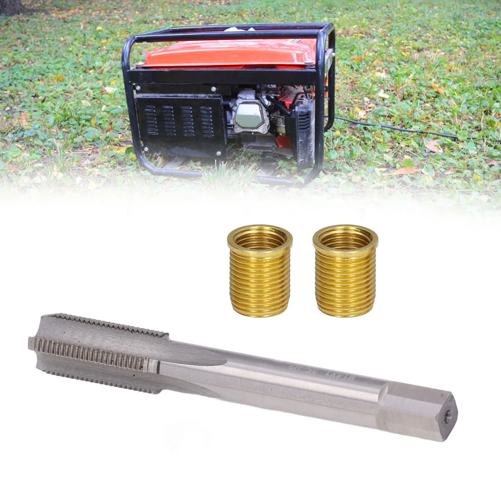 

Вставки для ремонта резьбы (резьбовые втулки) M12x1.25, M14x1.25, 14 мм, металлические, для восстановления резьбы, набор для ремонта отверстий под резьбу