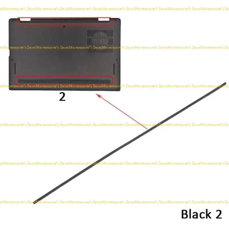 W91A แถบซิลิโคนต้านทานลื่นสำหรับ Latitude7310Secure แล็ปท็อปใช้ในการตั้งค่าใด ๆ