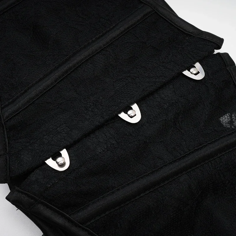 Женский 14-спиральный стальной корсет под грудью с коротким торсом, тренировочный бюстье для талии, формирователь тела, бандажный корсет для контроля живота