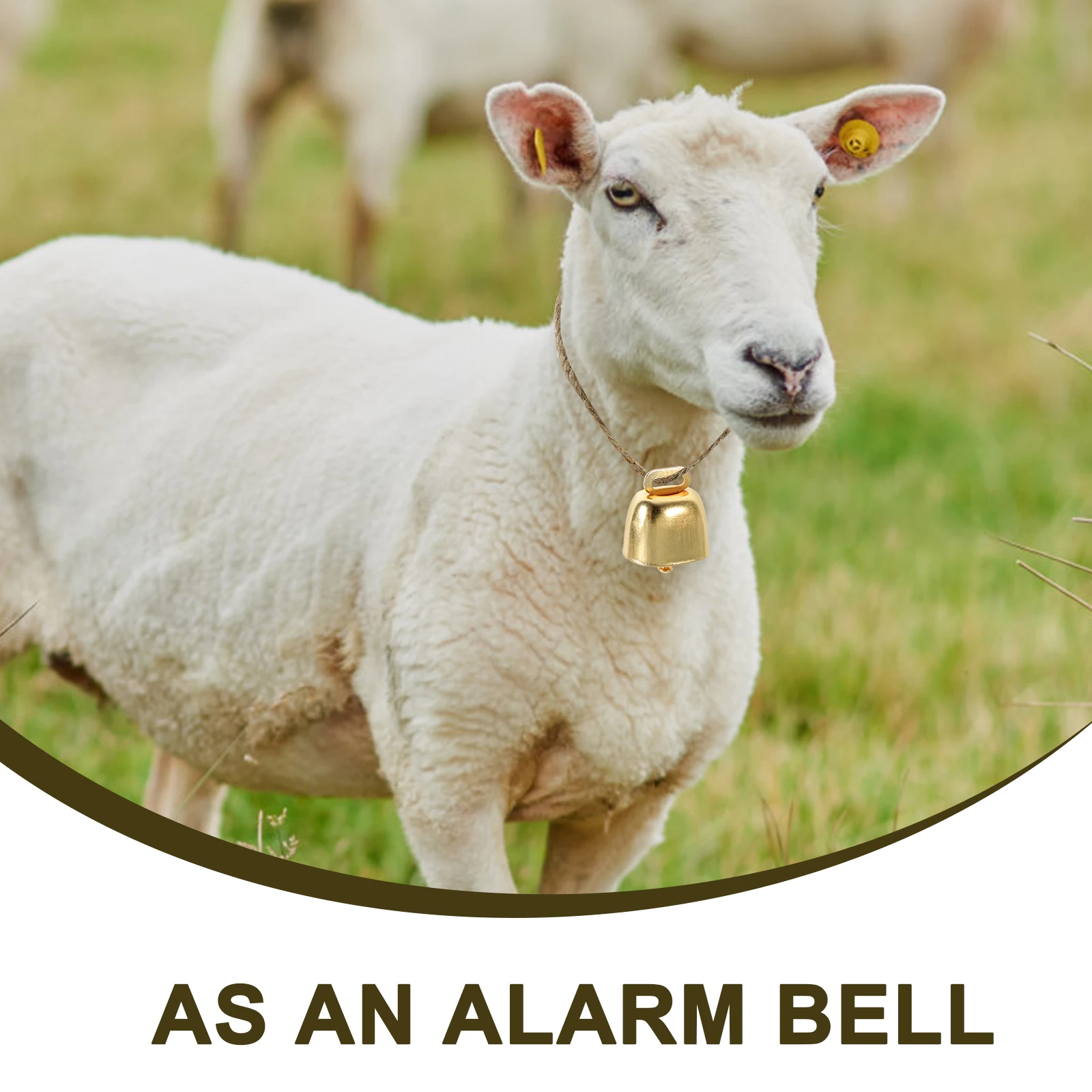 

15pcs Cow Bells 35mm Pet Goat Bell Cattle Sheep Christmas Decor Small Bells Small Iron Farm Craft Loud naments