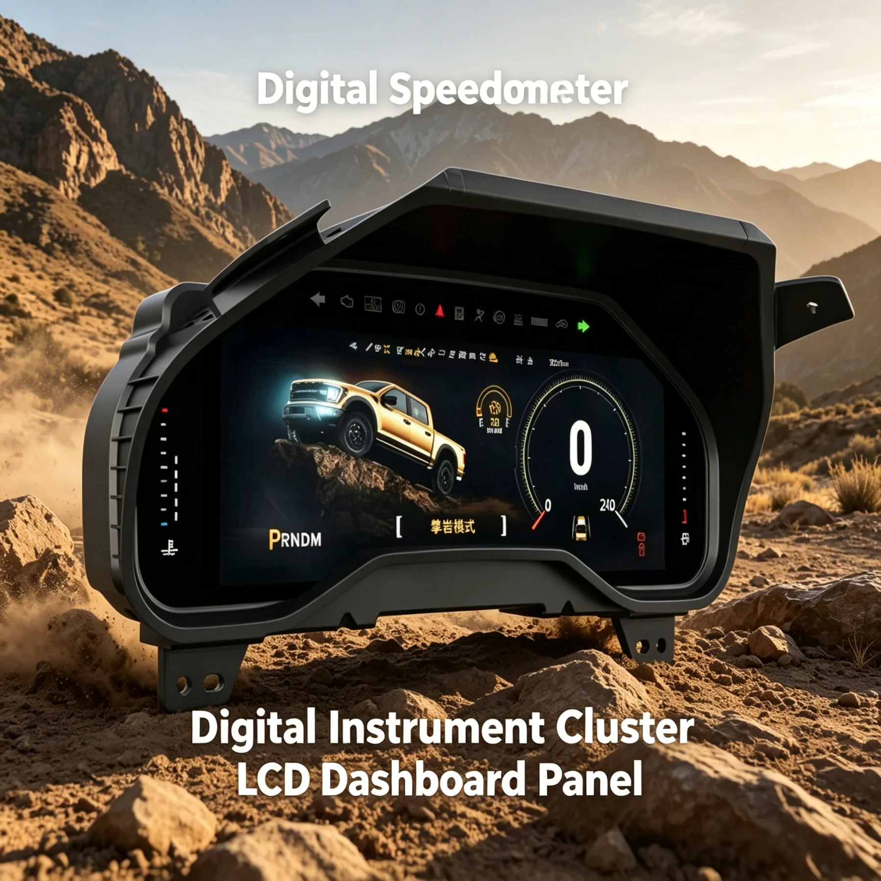 

12.3 inch LCD Digital Dashboard Cluster Screen For Ford F150 2015-2020 Car Instrument Panel Speedometer Virtual Cockpit Linux