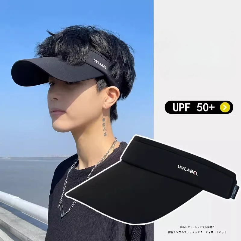 Outdoor Running Hat Men's and Women's Spring and Summer Sports Sun Protection Visor Men's Tennis Empty Top Duck Tongue Sun Hat