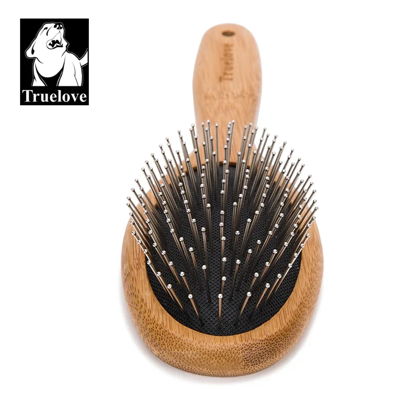 TrueLove Pet Bamboo Wood Brush TLK19131 Supplies Grooming Tool Care for Long and Short Hair Remove Comb for Dogs Cat the Tangle