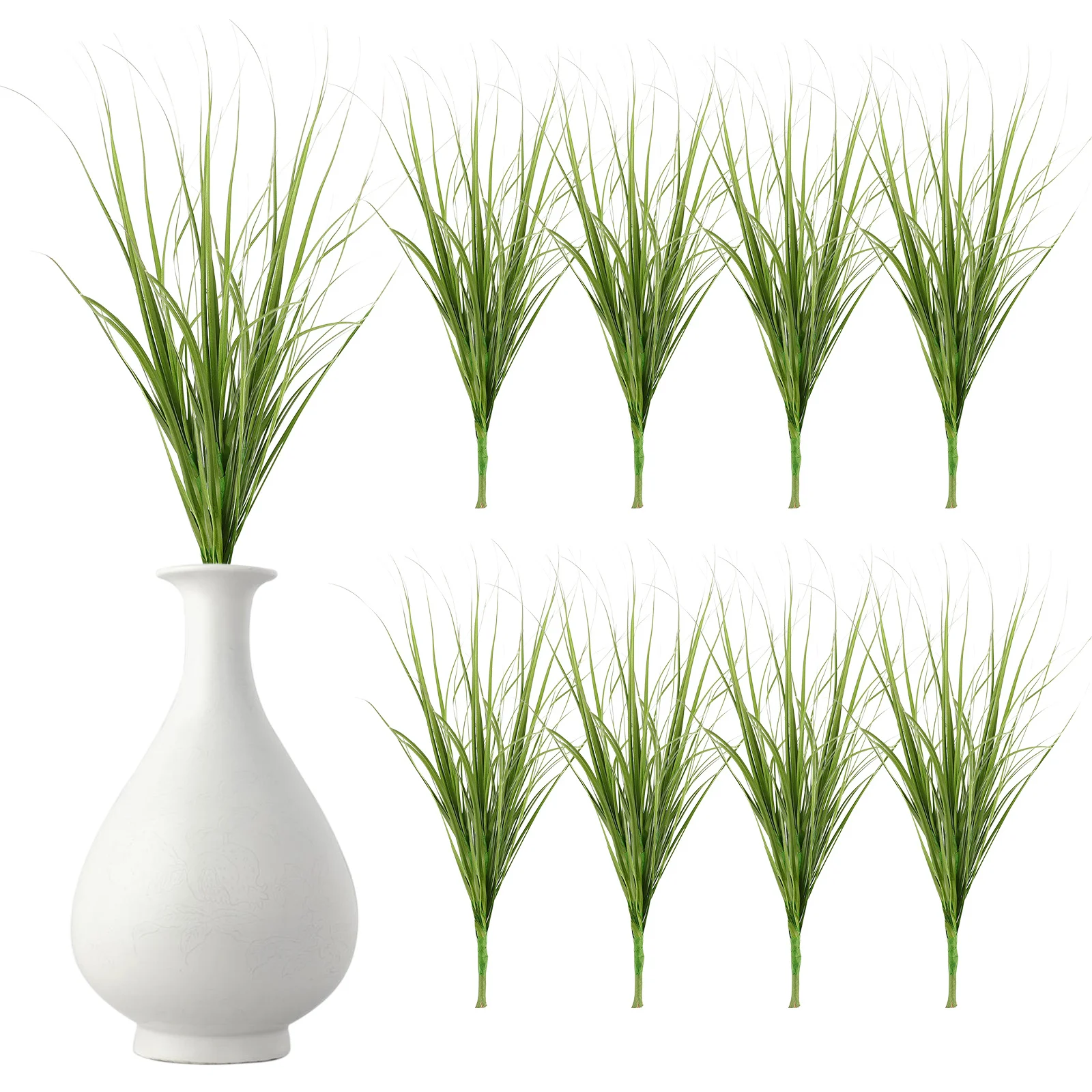 

12pcs Artificial Grass Lifelike Simulation Decor For Home Garden Photography Fake Plant Props Greenery Landscape Ornament