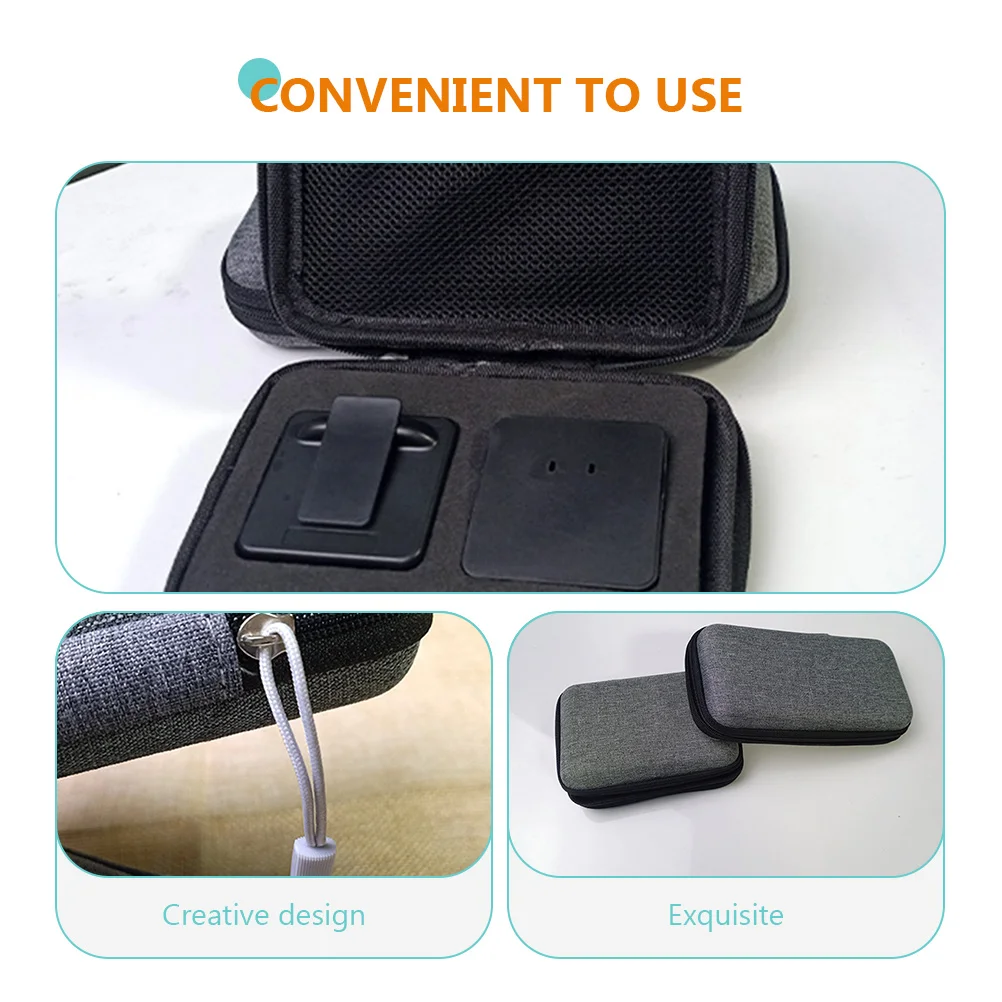 

Premium 2Pcs Storage Bag Cable Organizer Waterproof Earphone Pouch Microphone Case Dustproof