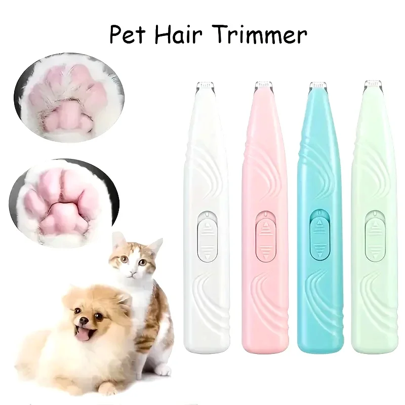 1 non battery pet shaver electric clipper suitable for cats and dogs. It can be used to shave foot hair, buttocks hair, eyes hai