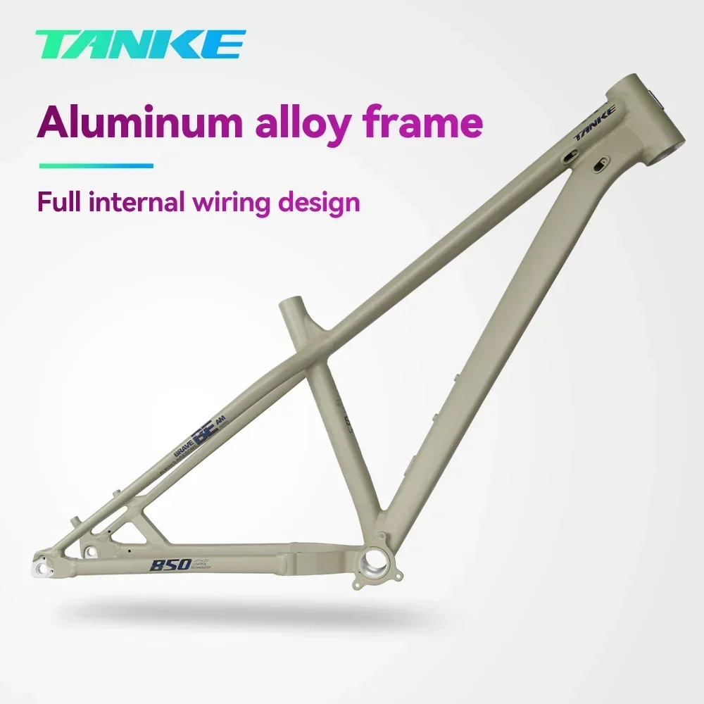 Tanke-Alumínio Liga Hard Tail MTB Quadro, AM Mountain Bike, alta