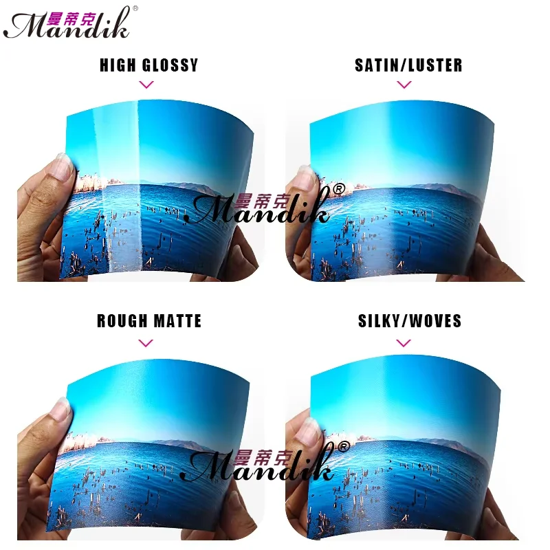 قسط 260gsm A4 RC ورق طباعة الصور المقاوم للماء بريق لامع ماتي نسج النهاية للطابعات النافثة للحبر كانون