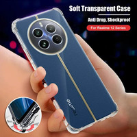 Shockproof Airbag TPU Case for Realme 13 12 Pro Plus 11 Pro+ 5G 11x 10 Protective Cover Capa Fundas Coque