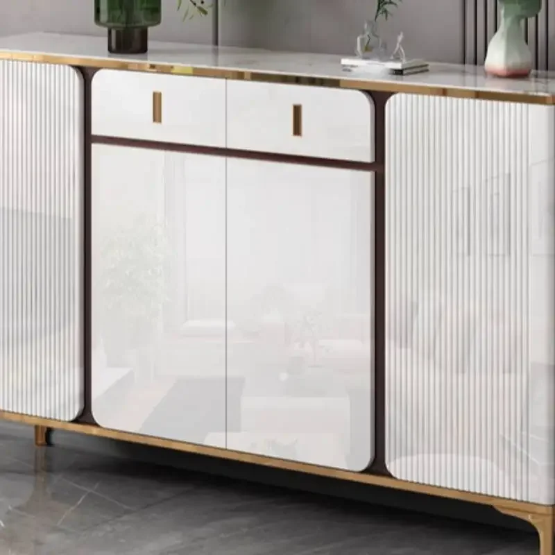 White Nordic Shoe Cabinet Dustproof Cute Design Hidden Narrow Shoe Cabinets Storage Slim Wooden Mueble Zapatero Furniture Home