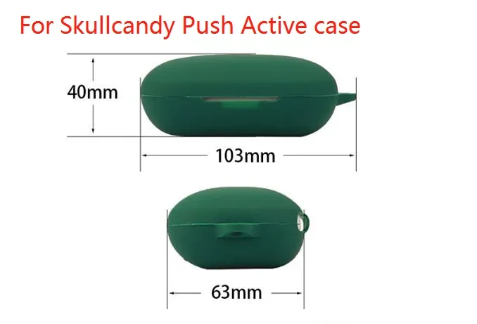 สำหรับ Skullcandy Push Active การ์ตูนนักบินอวกาศ/ไดโนเสาร์/แพนด้าซิลิโคนบลูทูธหูฟังฝาครอบหูฟังกล่อง