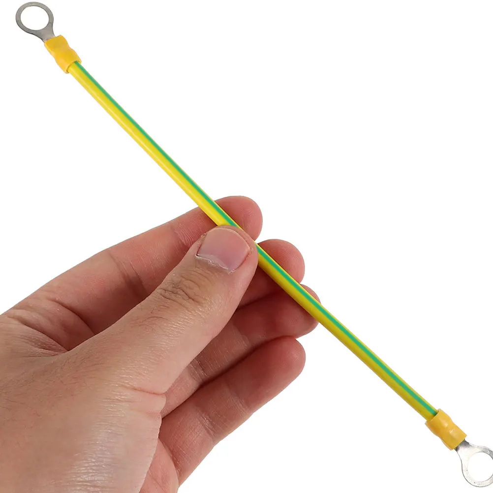 

20 шт. золотой автомобильный заземляющий ремень, сверхмощный кабель заземления двигателя для надежного регулирования электрического подключения автомобиля