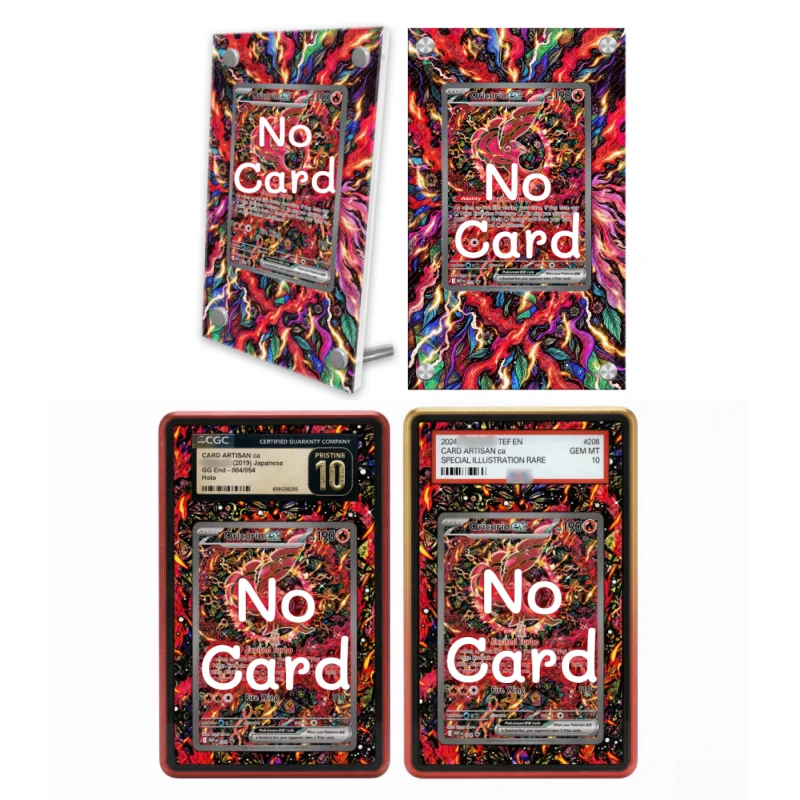 Présentoir d'art d'anime Oricorio Prismatic Evolutions, cadeaux pour fans de jeux d'anime, étui de protection en acrylique pour exposer les œuvres, porte-clés, niveau d'évolution.