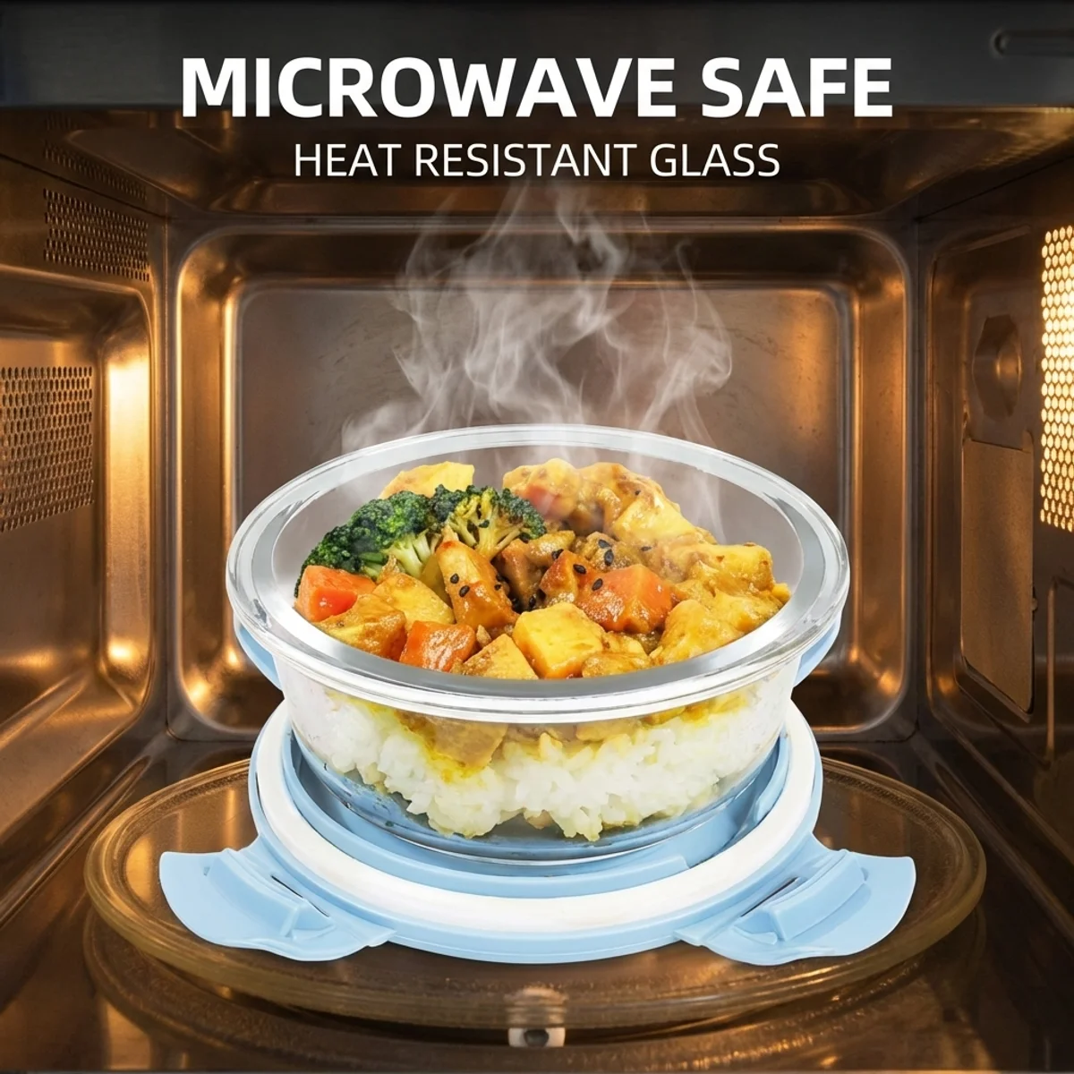 Стеклянный контейнер для еды 1 – обзор и цена Food Storage Glass Containers Large