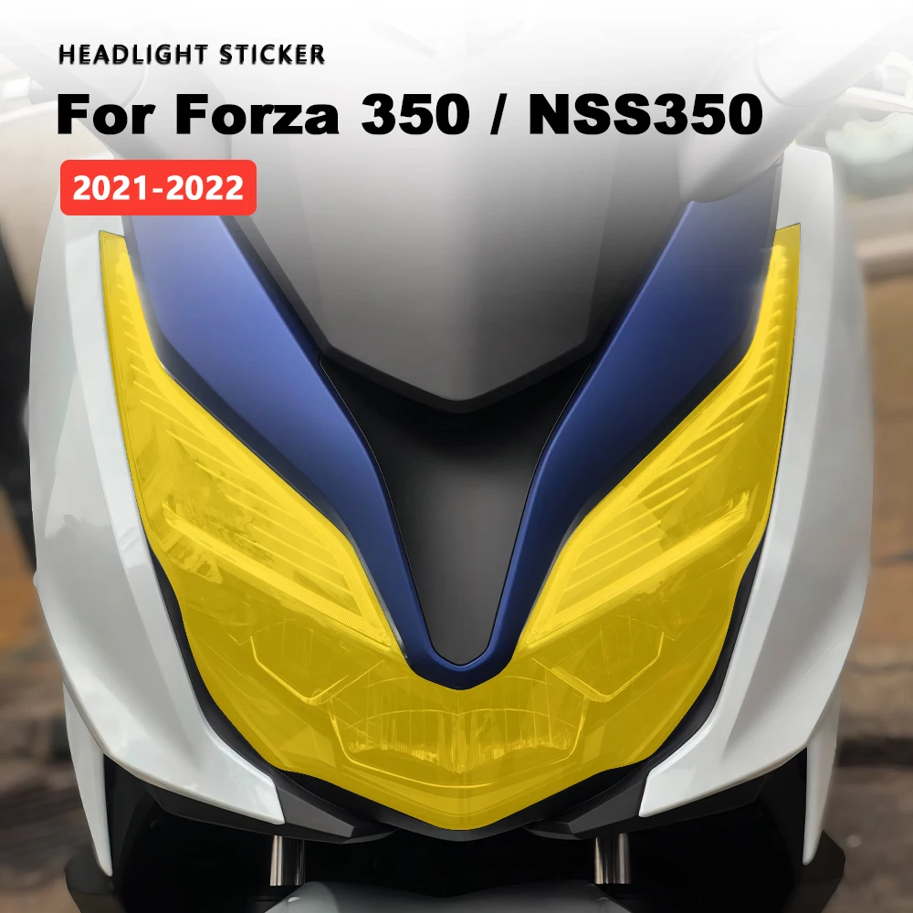 

Наклейки на фары мотоцикла, красочные для Honda Forza 350 Forza 350 NSS350 NSS 350 2021-2022, аксессуары, прозрачные наклейки на фары