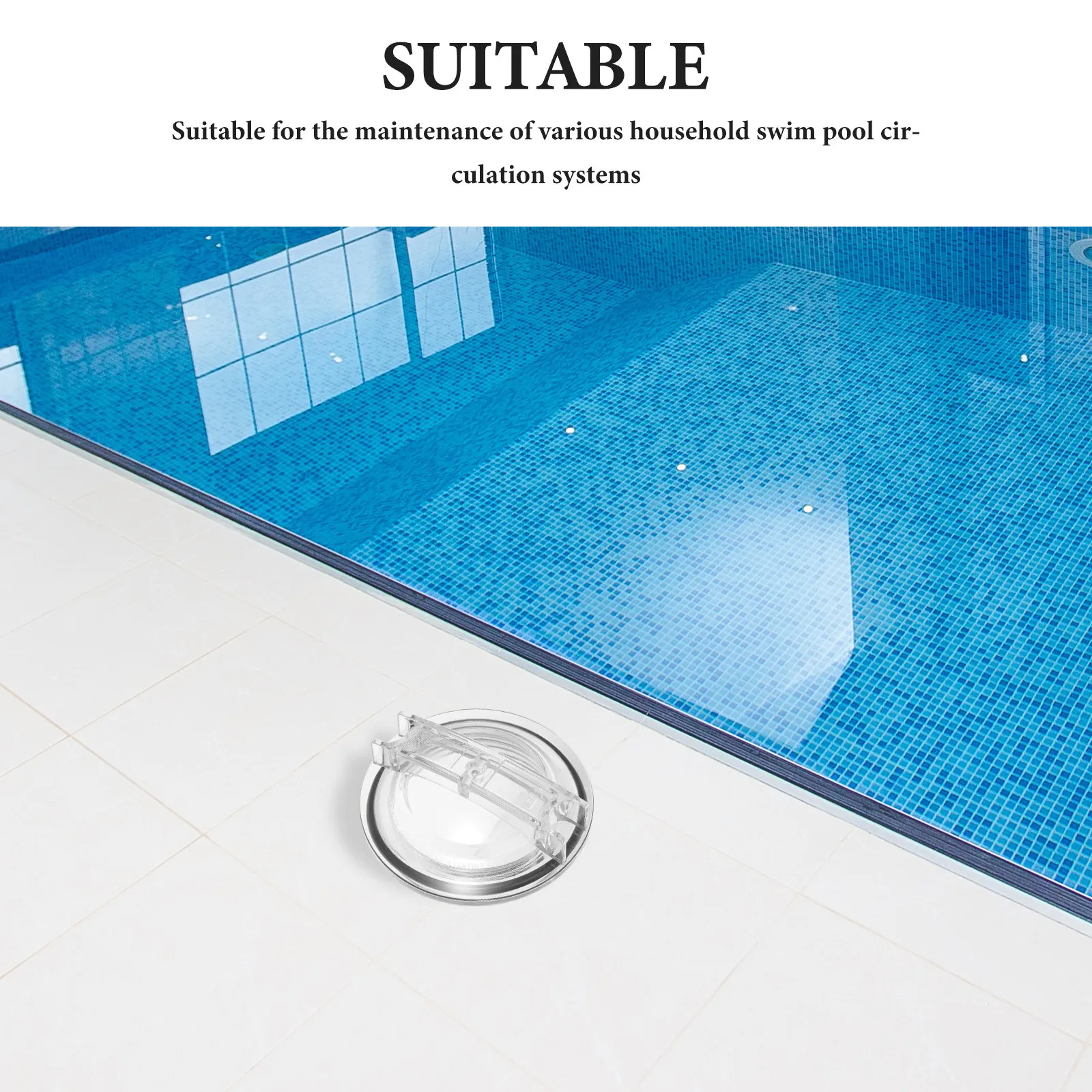 Transparent Threaded Pool Pump Lid with Premium O-Ring Gasket for Leakproof Sealing Compatible with Hayward Spx3100d