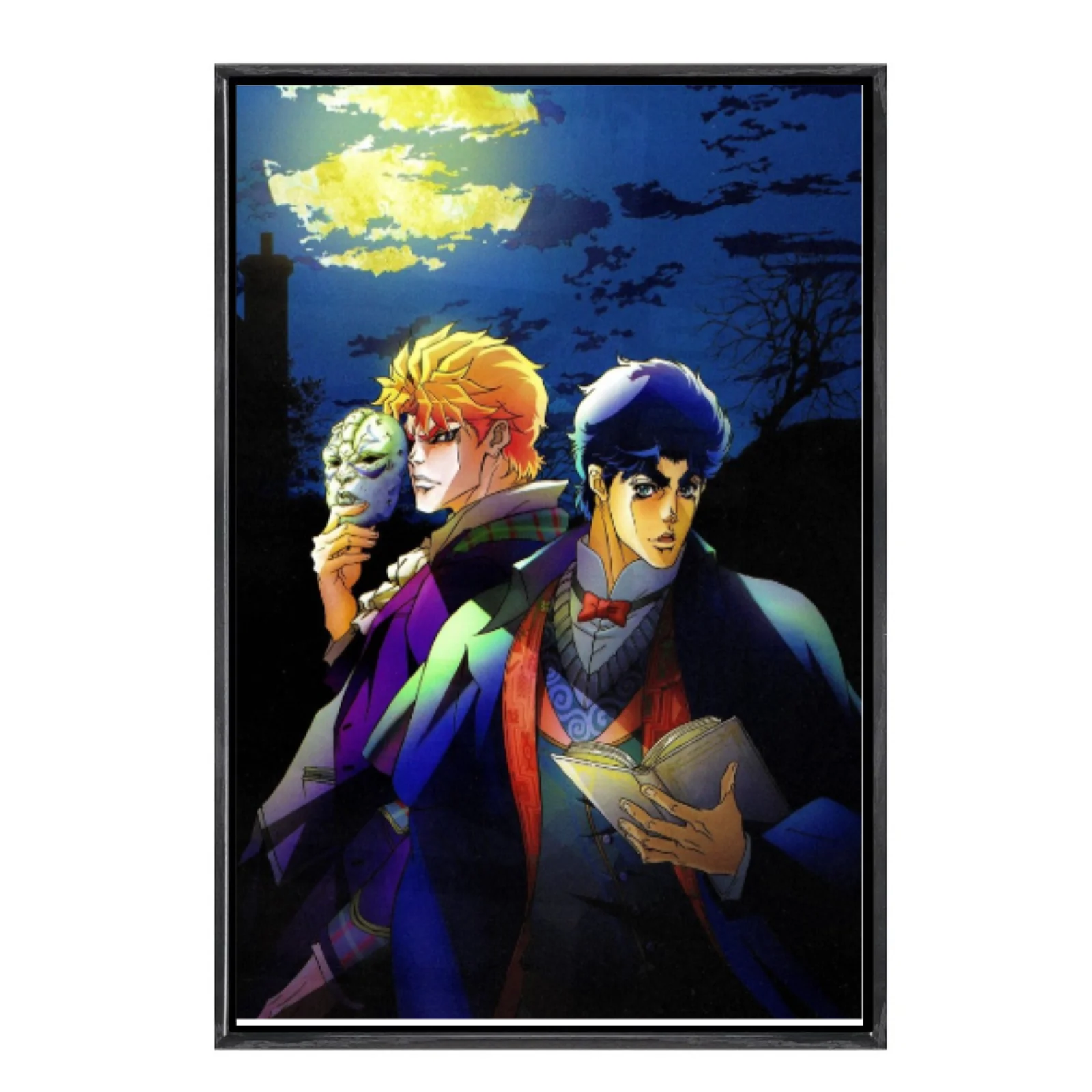 

Japanese Manga Jojo's Bizarre Adventure Multi-Size Canvas Poster Double Framed Wall Art Home Decor Home Decor