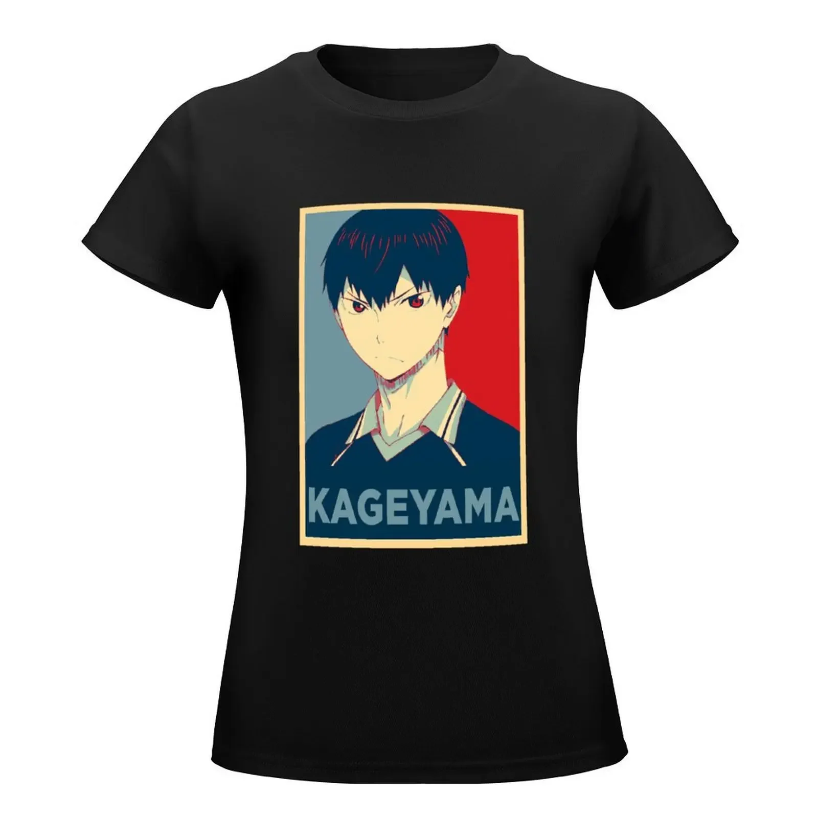 Tobio Kageyama HOPE T-Shirt anime clothes summer top Aesthetic clothing western t shirts for Women