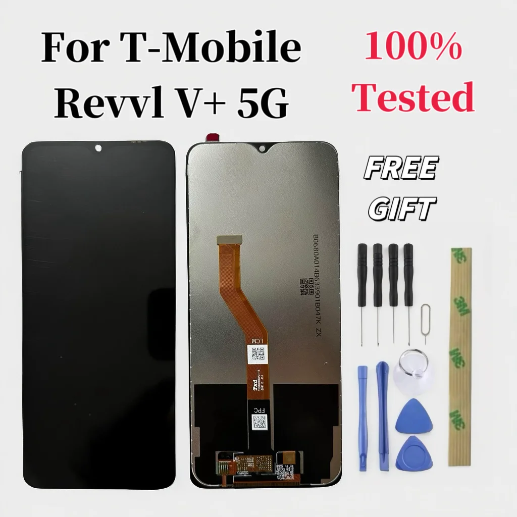 Pantalla Pop para T-Mobile Revvl V + 5G LCD MONTAJE DE digitalizador con Pantalla táctil reemplazar para T Mobile Revvl V + 5G LCD