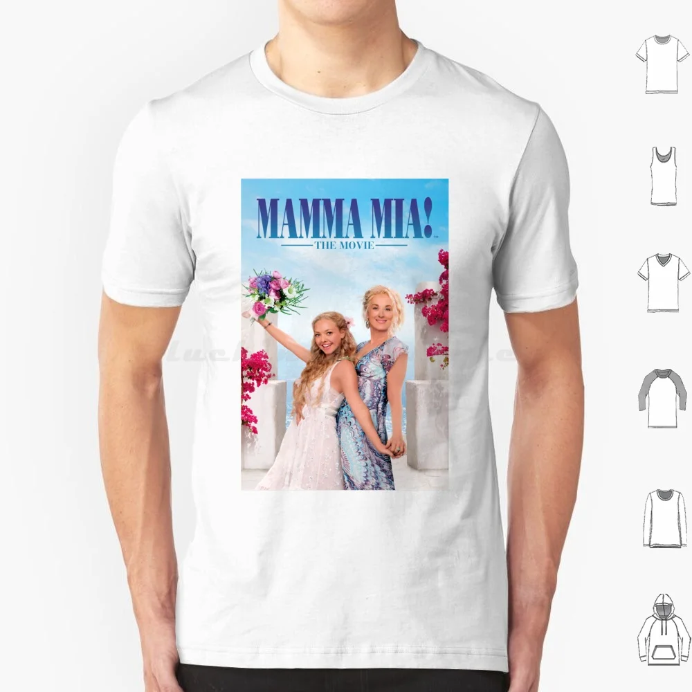 Mia Poster Sophie & Donna T Shirt Cotton Men Women Diy Print Sophie Donna Mia Mia Meryl Streep Amanda Seyfried Greece Greek