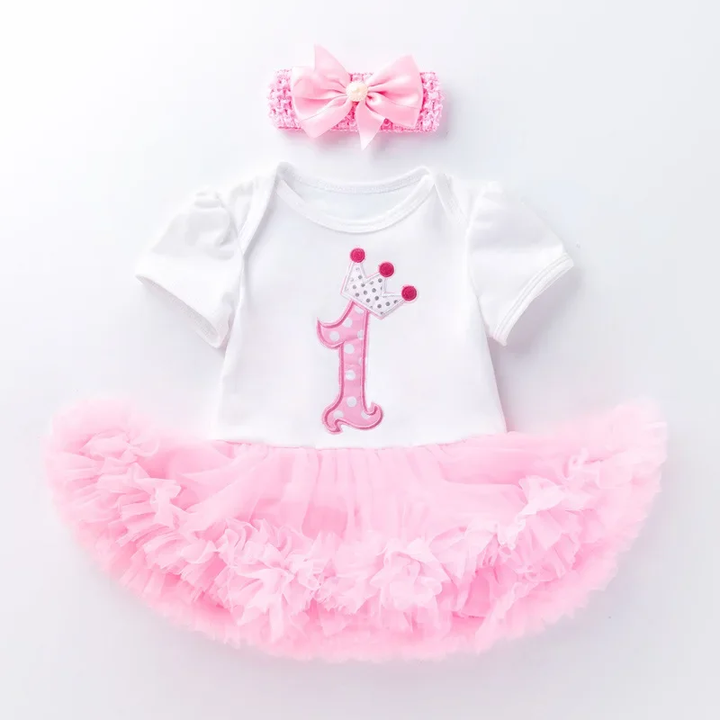 Baby Girl Summer Thin Set Accessories+Short sleeved Sweetheart+Short Skirt 3-piece Newborn Baby Cute Set for Daily or Party Wear