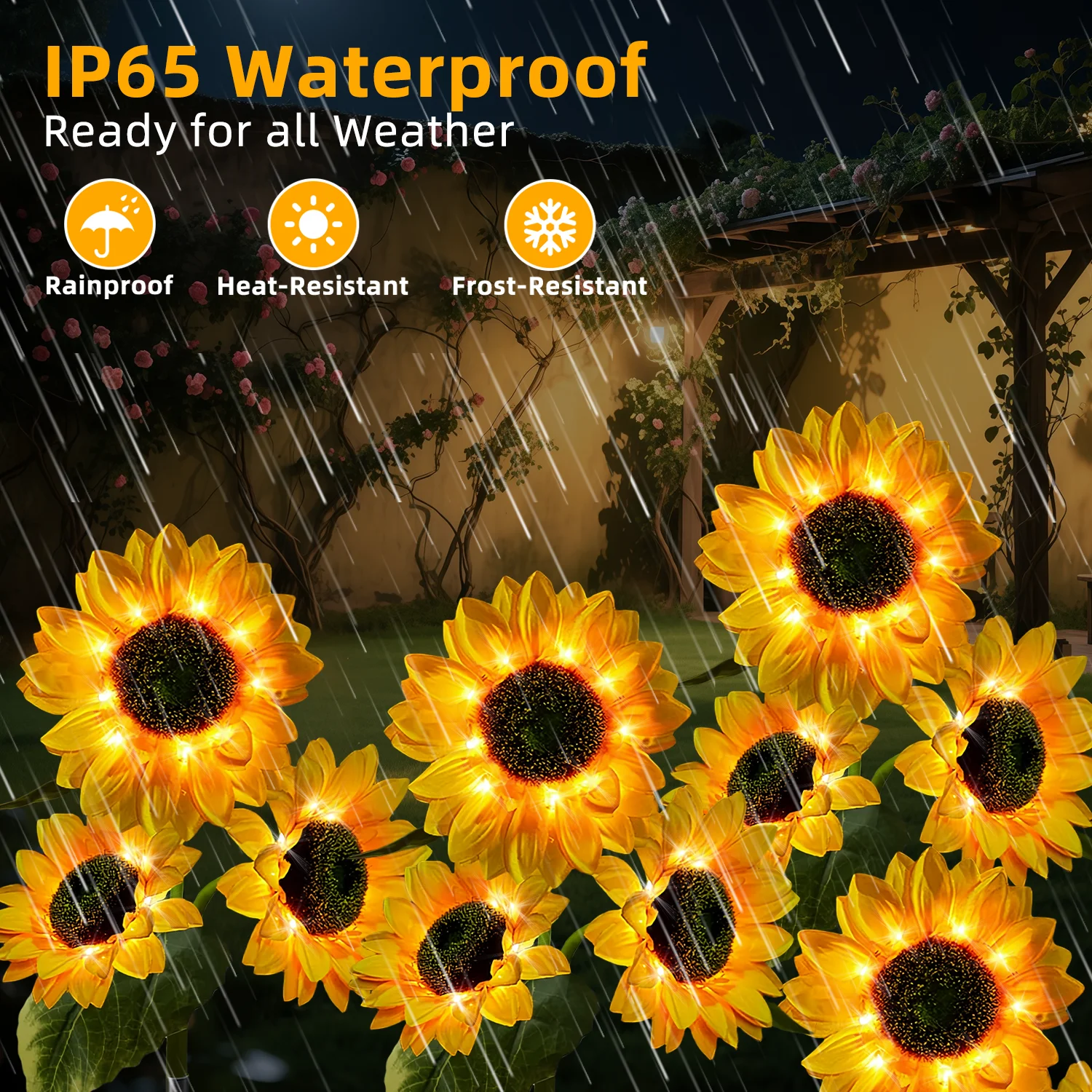 2 verpakkingen zonne-zonnebloe - Flower Photography Led Lighting Pack recensie en prijs