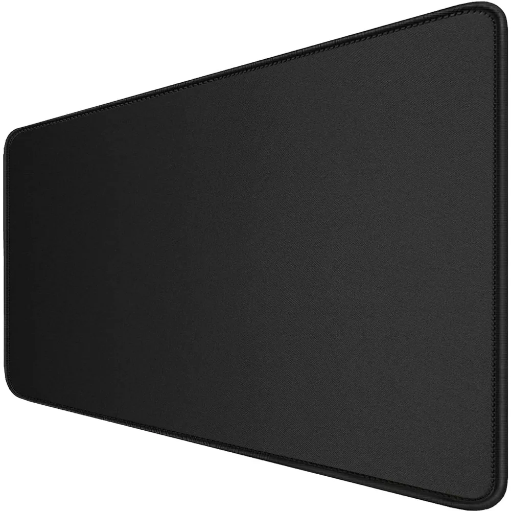 Large Desk Mouse Pad with Stitched Edges, Durable Non-Slip Base, Waterproof Mat for Esports, Gamers and Office