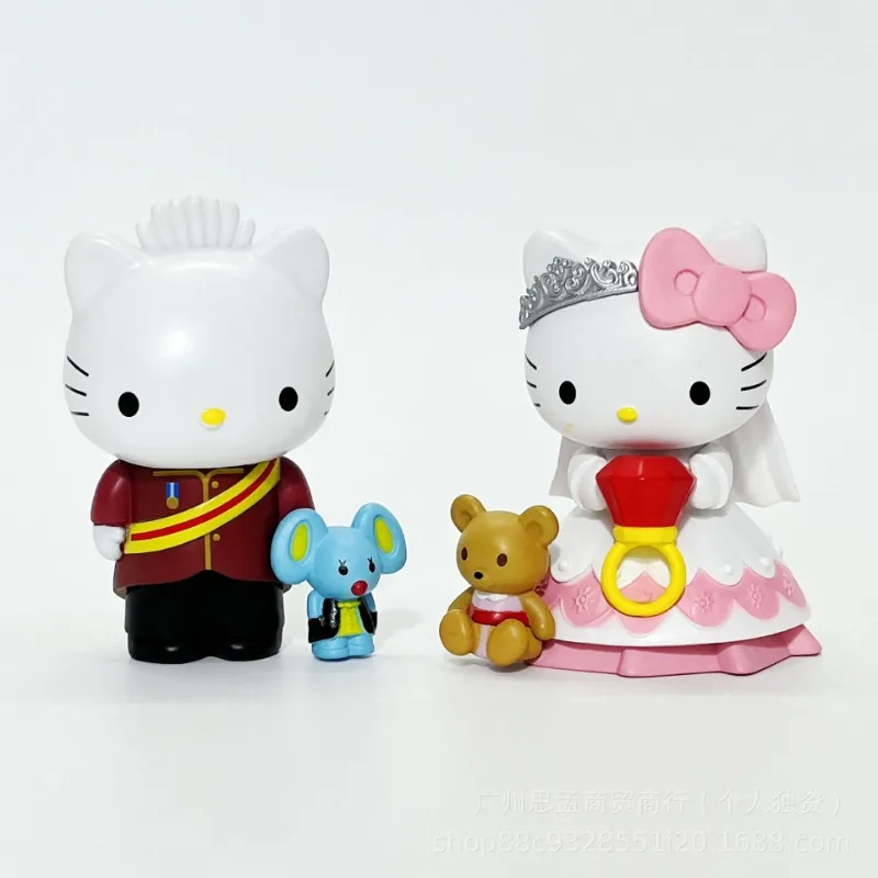 

Sanrio Hello Kitty 40th Anniversary Cartoon Action Figure Cute Children Figure Toy Festival Birthday Christmas Gifts