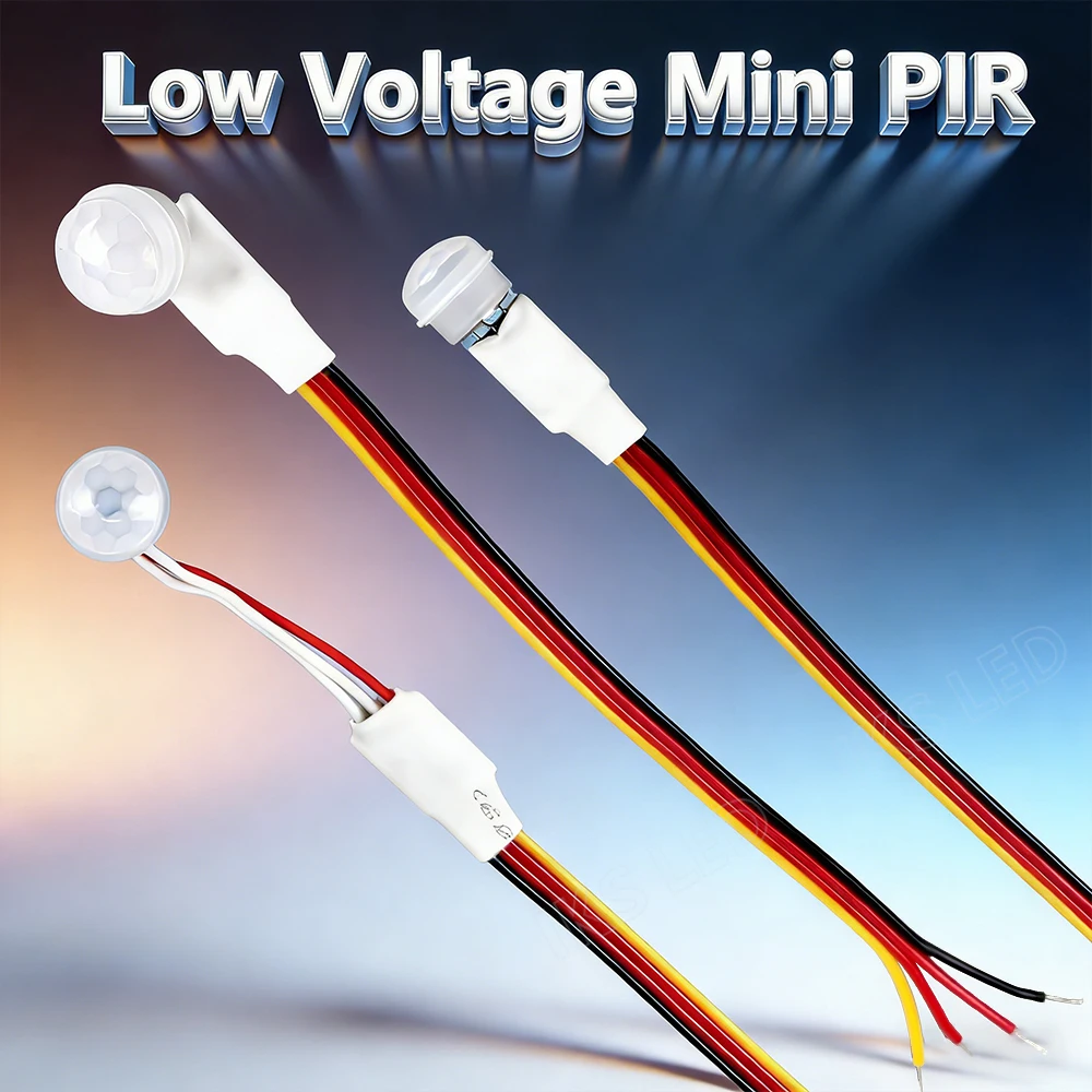 

Низковольтный мини-переключатель PIR с дистанционным управлением, удлинительный кабель, мини-датчик движения PIR, умный выключатель для светодиодной ленты для умного дома