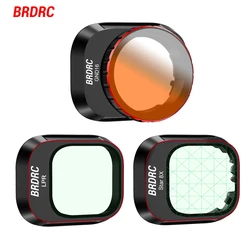 BRDRC Lens Filters for DJI Mini 4 Pro Drone Camera LPR/Star 8X/GND16 Filters Professional Photography HD Optical Glass