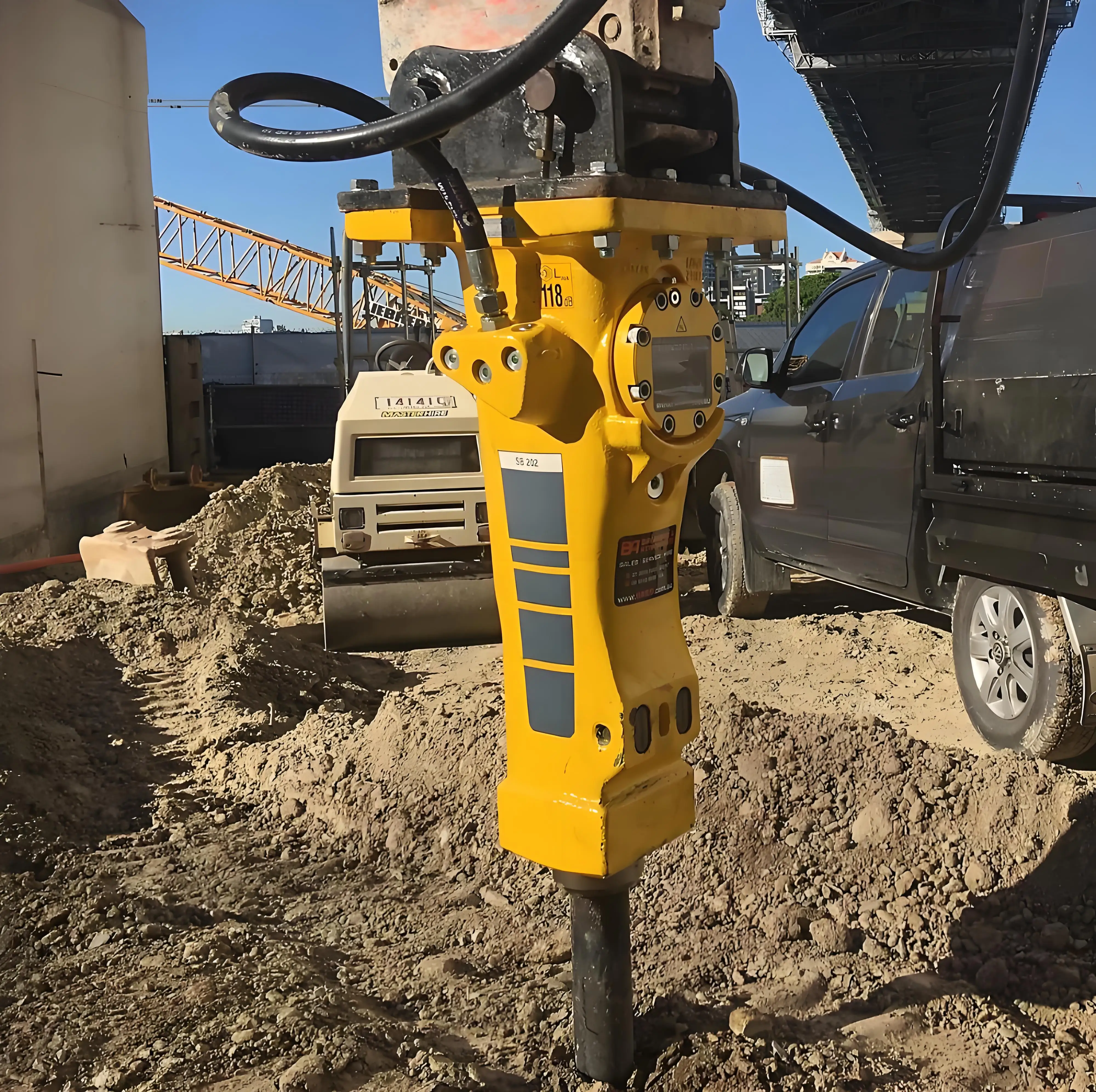 خيار صلب لدينا قواطع الخرسانة SB SB202 مطرقة حفارة الكسارة الهيدروليكية