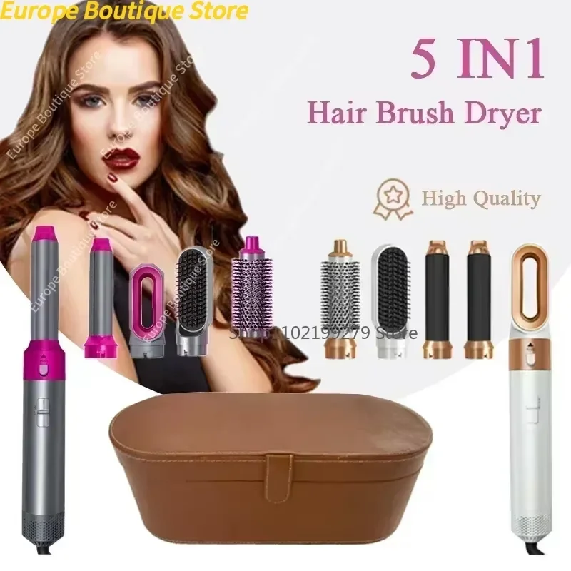 Professionele 5 in 1 Föhn Heteluchtkam Curler Voor Dyson Airwrap Föhn Styling Tool Stijltang Kappers tool - afbeelding 2