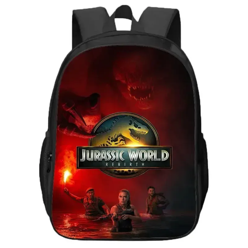 Custom Bag Animal World Tyrannosaurus Rex Dinosaur Double Layered Boys And Girls Backpack Primary And Secondary School Student B