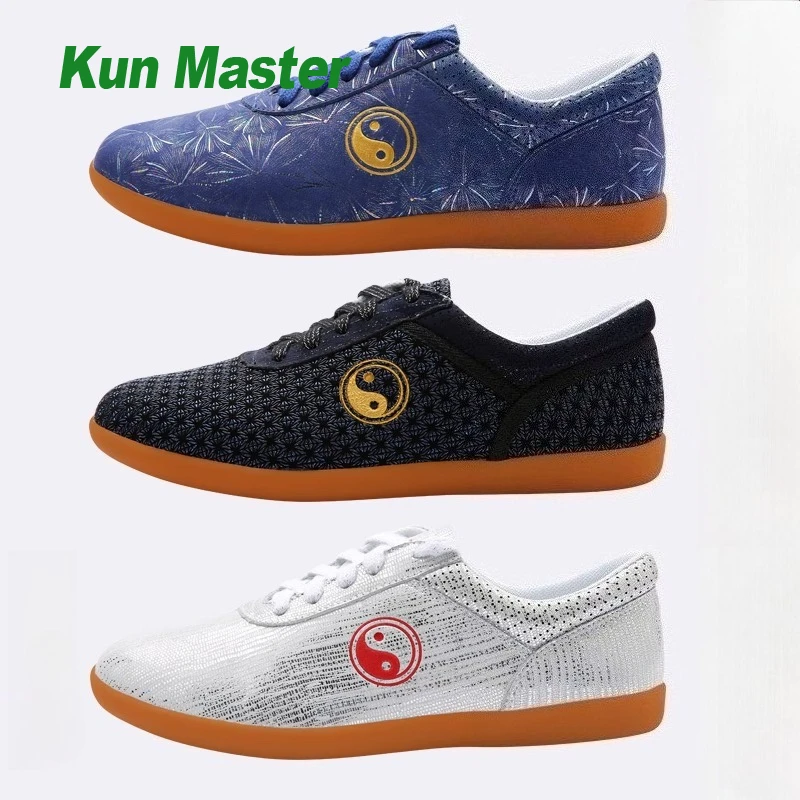 أحذية تاي تشي فنون الدفاع عن النفس أحذية لينة جلد الغنم خفيفة الوزن غير قابلة للانزلاق أحذية الووشو مريحة أحذية Taiji للرجال والنساء