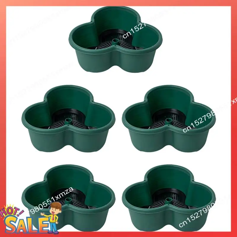 ABCL Vertical Gardening Stackable Flower Pots, For Strawberries, Flowers, Vegetable,Three-Dimensional Flower Pots(5PCS)