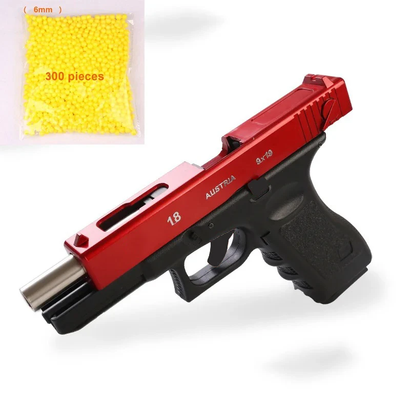 G18 Manueller BB-Kugelwerfer - Realistisches Design mit Ersatzmagazin, Perfekt für Outdoor-Teamspiele