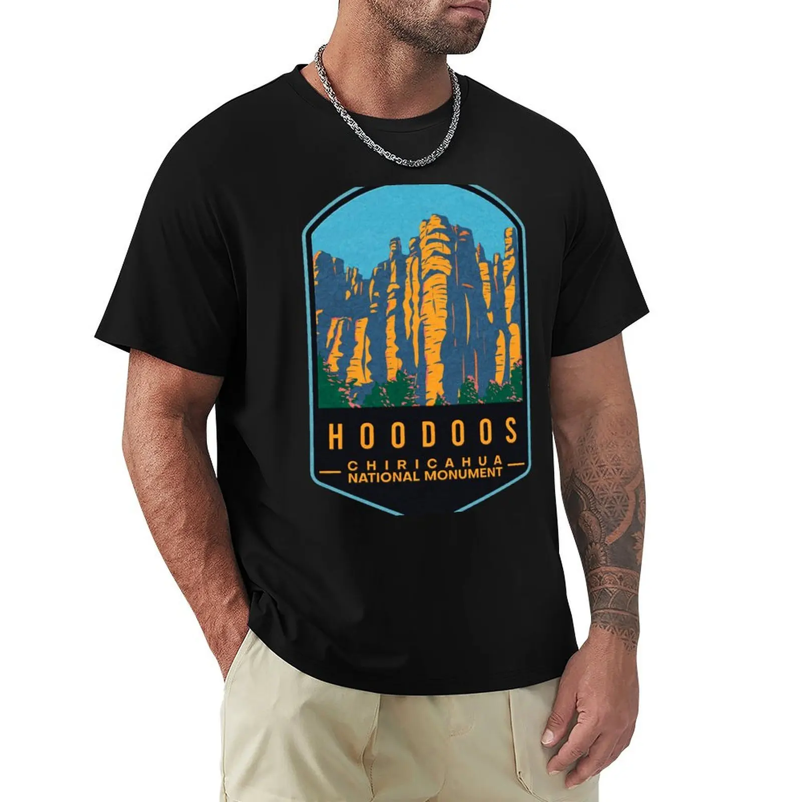 Hoodoos Chiricahua National Monument T-Shirt Basic Regular Fit Casual T-Shirt