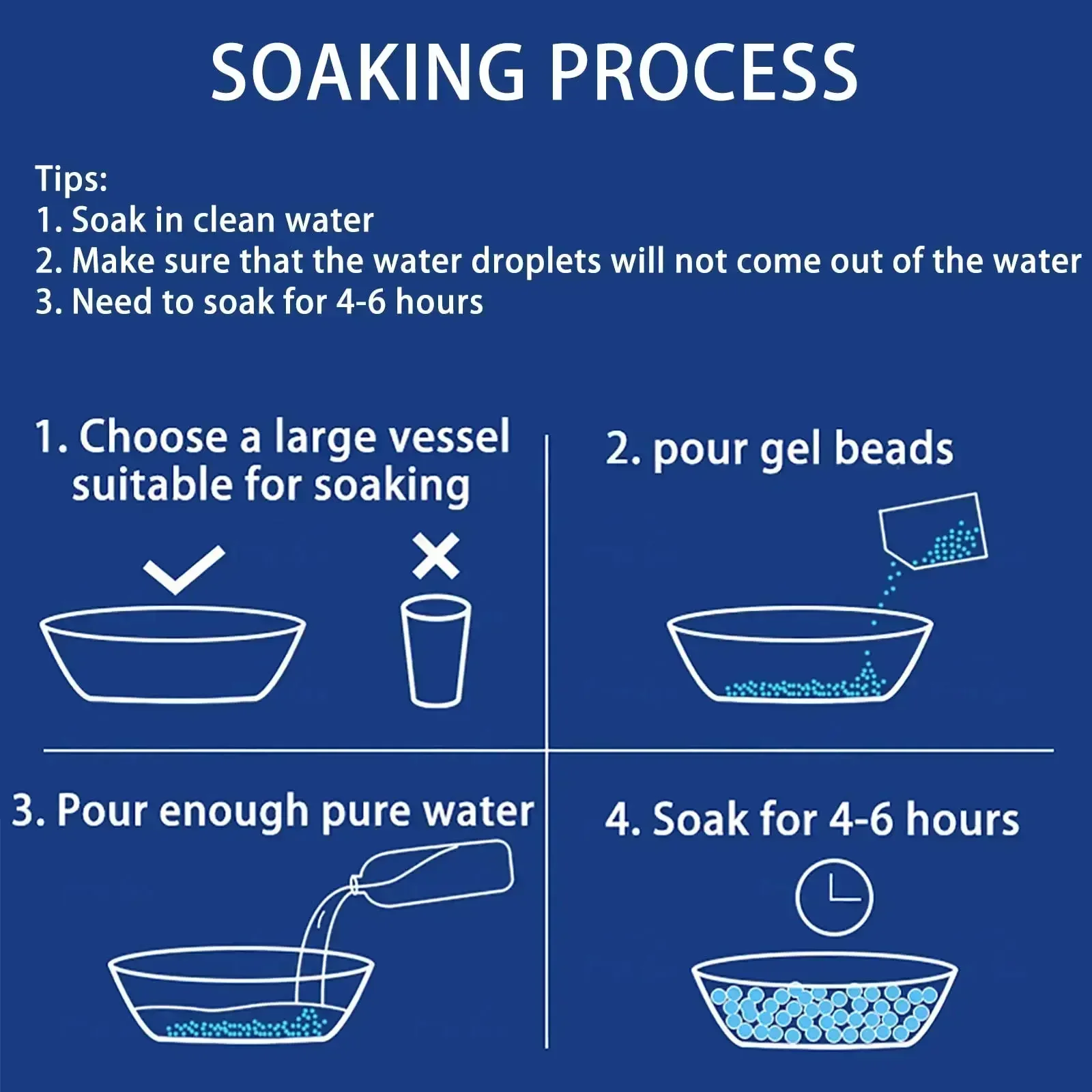 BWGel الكرة الرصاص مع محول الزجاجة كرة ماء الخرز لإعادة تعبئة الذخيرة مسدس لعبة هلام الماء غير سامة BeadsToys ماجيك كريستال #6