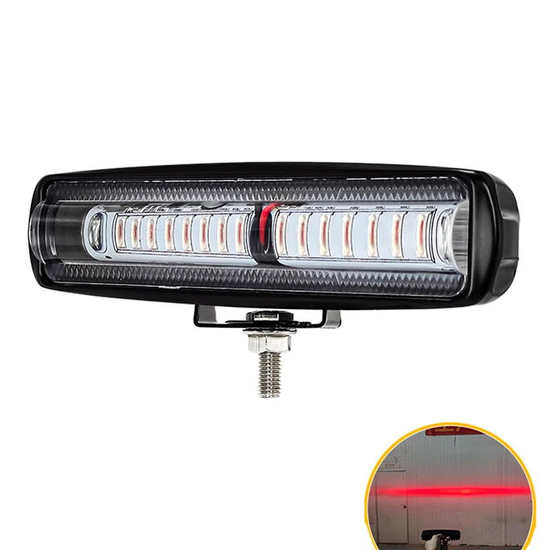 10V-80V 15 LED 30W LED Forklift Light Red Flood Beam Forktruck Red Danger Zone Forklift Truck Warning Lamp For linde Hyster