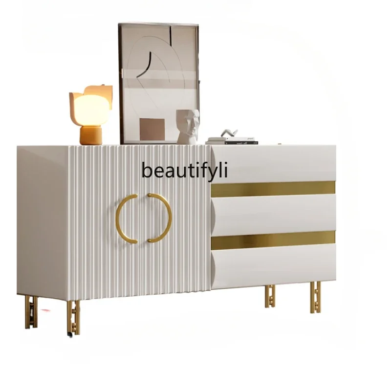 

A16 Light Luxury Entrance Door Cabinet Combination Storage Organizer Hall Cabinet Household Chest of Drawers Simple Decoration