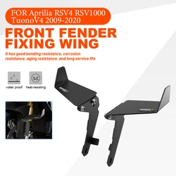 Motorcycle Front fender fixed Wing For Aprilia RSV4 RSV1000 TuonoV4 2009-2020 adjustable Aerodynamic Winglets splash guard